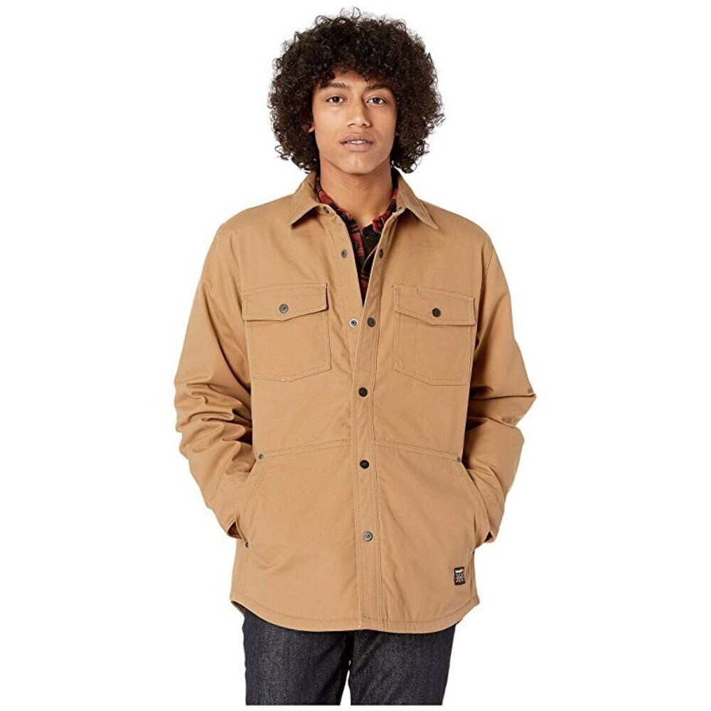 Timberland PRO 20th Anniversary Roughcast Shirt Jacket Mens S Dark Wheat RED76